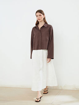 Beli Lastikli Loose Fit Etek