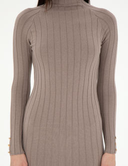 Krem Melanj Ex. Slim Fit Triko Elbise - Pierre cardin фото 5