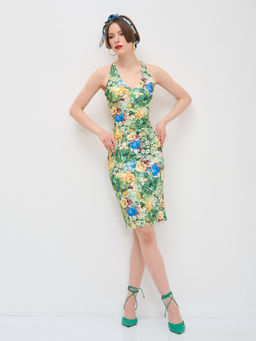 Платье с принтом масло OD-632-2