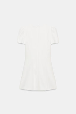 VESTIDO MINI LAZO / Blanco - Zara фото 6