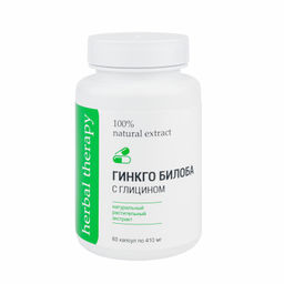Экстракт Гинкго Билоба с глицином для мозга и памяти 60 капсул Алфит Плюс 2060  фото 2