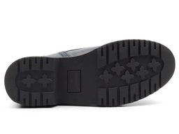 04-PAYH02-01Z BLACK Угги женские (натуральная замша, 100% шерсть, натуральный мех)