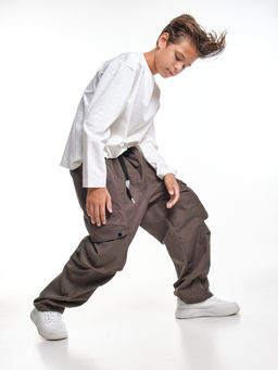 Брюки карго 33-91232 черный - Mini maxi фото 23