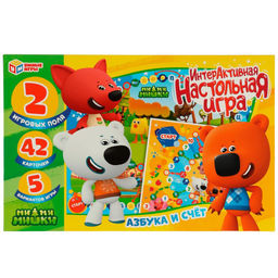 Игра настольная "Ми-ми-мишки. Азбука и счет" (ш/к74259, 328970) в коробке