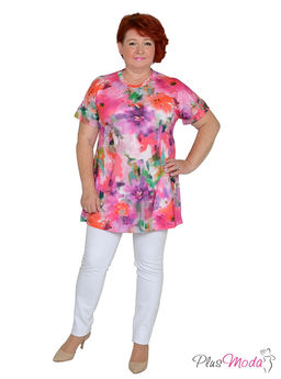 Туника Модель №1610 размеры 44-84 - Plusmoda фото 5