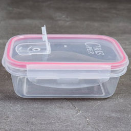 Салатник 5 штук прямоугольный с крышками / 805-5 /уп 36/ 170, 500, 900, 1600, 2500 мл - Галеонтрейд фото 6