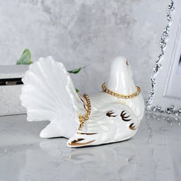 Статуэтка Голубь белый 11х14х10 см / B3023-4 /уп 18/ - Галеонтрейд фото 2