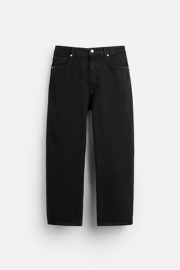 TAPERED FIT WIDE-LEG JEANS - Zara фото 5
