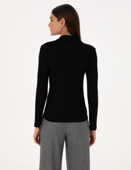 Siyah Slim Fit _rme Bluz - Pierre cardin фото 5
