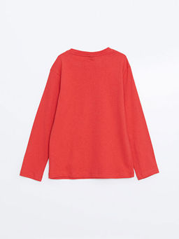 Bisiklet Yaka Nostaljik Maymun Bask?l? Erkek ?ocuk Ti??rt - Waikiki фото 3