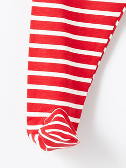 Beli Lastikli ?izgili Erkek Bebek Pantolon