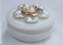 Шкатулка керамика 7,5х7,5х6 см / TC6021 /уп 144/ - Галеонтрейд фото 2