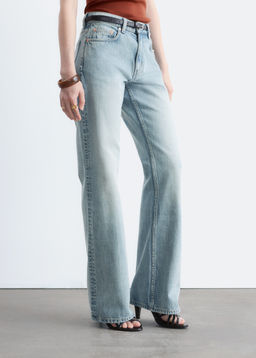 Vaqueros de talle medio y corte bootcut - H&m фото 5