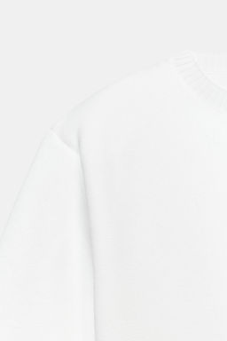JERSEY PUNTO HOMBRERAS MANGA CORTA / Blanco - Zara фото 10