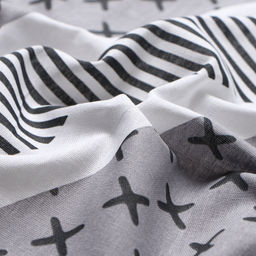 Простыня на резинке Этель Gray geometry 140*200*25, 100% хлопок, бязь, 125г/м2 фото 8