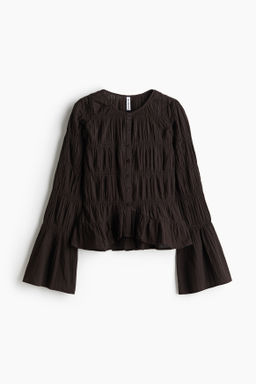 Blusa fruncida de algod?n - H&m фото 2