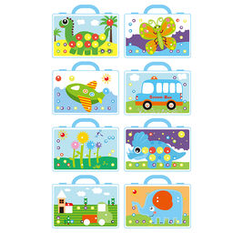 Конструктор "Дарите радость" 3D -252детали 6в1, в коробке