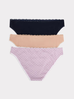 Трусы женские слипы мультипак (3 шт.) в фиолетовом цвете - Mark formelle фото 7