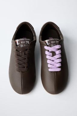 CHAMPION ® X ZARA LEATHER DERBY SHOES  фото 5