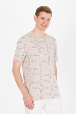 U. S. Polo Assn Мужская футболка с круглым вырезом Stone - U.s. polo assn фото 4