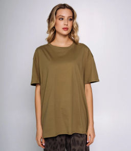 Футболка #КТ555 (1), оливковый