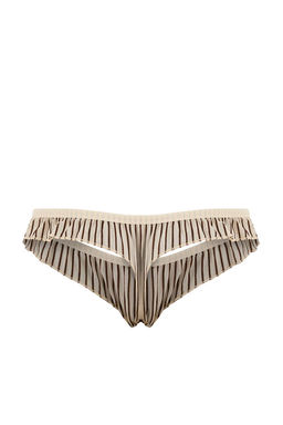 Kahverengi-Cok Renkli 3lu Tul Cizgili Tanga Kulot THMSS26KU00012