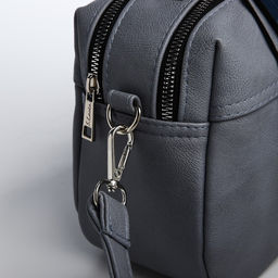 Сумка-саквояж на молнии, цвет серый - Simaland фото 7