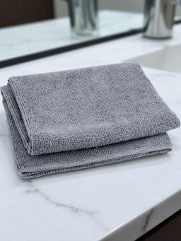 Тряпка для пола из микрофибры M-02F-L, цвет: серый размер: 50х60см арт.310299 /MALLONY/