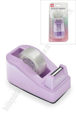 Диспенсер для скотча 10 см (SF-7837) фиолетовый Диспенсер для скотча 10 см (SF-7837) фиолетовый