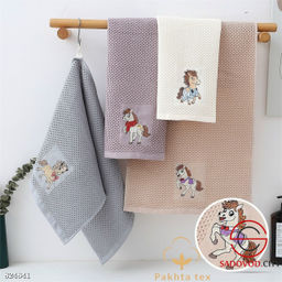 Вафельные кухонные полотенце с петелькой