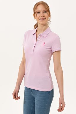 U. S. Polo Assn Женская базовая футболка поло Magnolia - U.s. polo assn фото 3