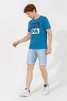 U. S. Polo Assn Мужская футболка Petrol с круглым вырезом - U.s. polo assn фото 8
