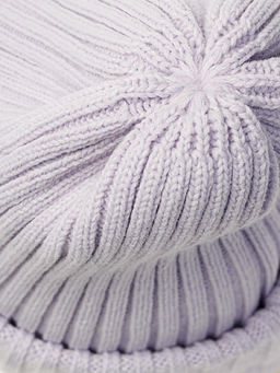 Шапка жен. шерсть+акр LB-A53014 lavender - Labbra фото 7