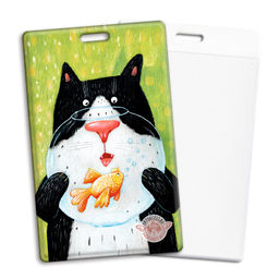 "По стенам не лазь... Когти о диван не точи... Хорошо хоть рыбок в аквариуме не пересчитывают" Обложка на проездной