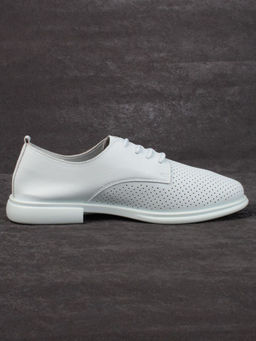 03-PDXL156-3 LT. BLUE Полуботинки женские (натуральная кожа) - Фабричный китай фото 12