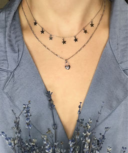 Колье - Серебряные крылья фото 2