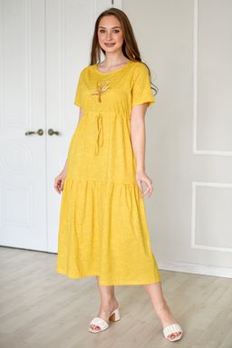 Платье 100% хлопок  Майский букет - Оптима фото 2