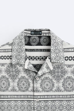 GEOMETRIK JACQUARD INCE CEKET - Zara фото 9