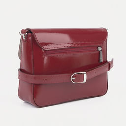 Сумка женская на клапане, цвет красный - Simaland фото 2