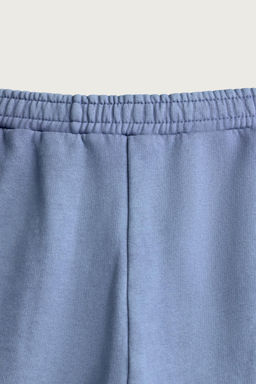 BERMUDA JOGGER LAVADA TEXTO ESTAMPADO / Celeste - Zara фото 8
