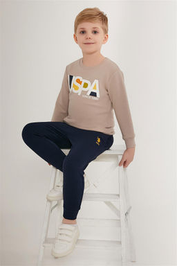 U. S. Polo Assn Пижамный комплект песочного цвета для мальчика - U.s. polo assn фото 6