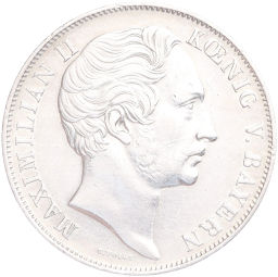 2 гульдена 1855 года Бавария