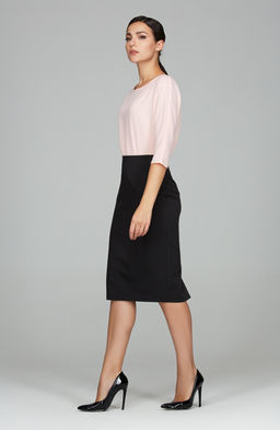 Юбка карандаш черный - Donna saggia фото 3