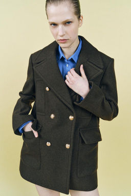 ZW COLLECTION WOOL BLEND COAT