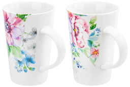 Набор 2 кружек 430 мл Цветы NEW BONE CHINA - Elan gallery фото 6