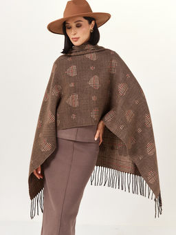 в составе ШЕРСТЬ  и КАШЕМИР Большой, мягкий, теплый  двусторонний палантин - Tantino фото 2