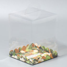 Цена за 5 шт. Коробка кондитерская, сундук, упаковка, «Ты моё счастье», 14×14×18 см