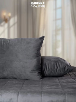 Покрывало велюровое 220x240 + наволочка (50X70) 2 шт. - Фабрика снов фото 3