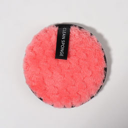 Спонж для умывания, d=11 см, с подвесом, МИКС