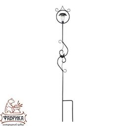 Шпалера для сада 57-416 с фонарем - Фабрика интерьерной ковки фото 2